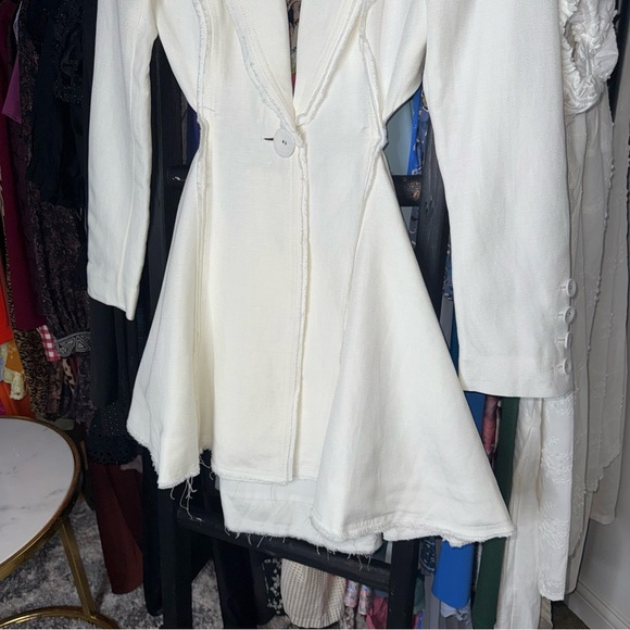 Aje Martino White Cut-Out Blazer Mini Dress - Picture 8 of 15